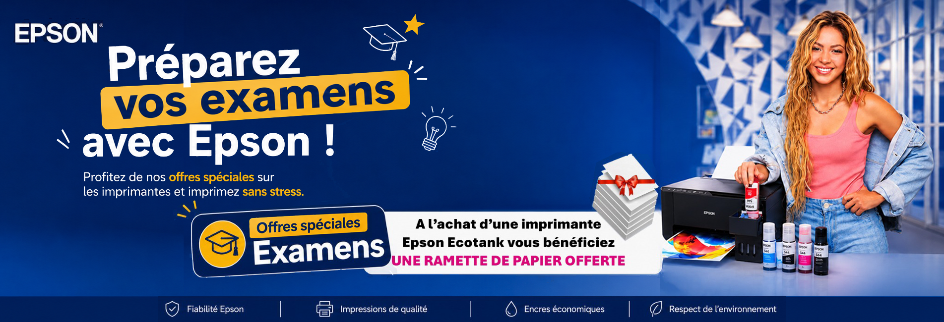 Préparez vos examens avec Epson EcoTank